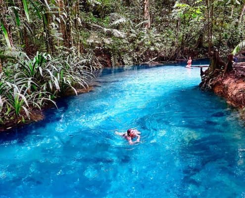 Kali biru river