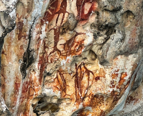 misool acient rock art